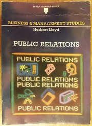 Public Relations by Herbert Lloyd, Peter Lloyd