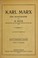 Cover of: Karl Marx