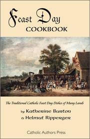 Cover of: Feast Day Cookbook by Katherine Burton, Helmut Ripperger