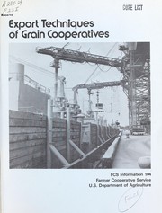 Cover of: Export techniques of grain cooperatives