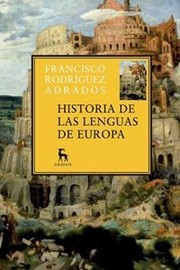 Cover of: Historia de las lenguas de Europa by 