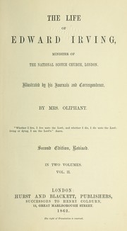 Cover of: Edward Irving