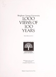 Cover of: Brigham Young University: 1,000 views of 100 years