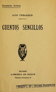 Cover of: Cuentos sencillos