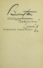 Cover of: Veterinary parasitology