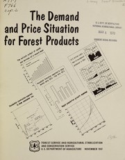 Cover of: The demand and price situation for forest products, 1961 by Dwight Hair