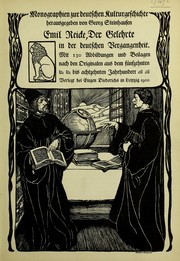 Cover of: Der Gelehrte in der deutschen Vergangenheit by Emil Reicke