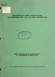 Description of units, specifications, and drawings for 7.2/12.5 KV line construction by United States. Rural Electrification Administration