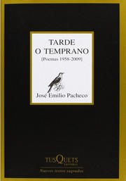 Cover of: Tarde o temprano by 