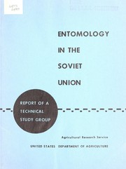 Cover of: Entomology in the Soviet Union by United States. Agricultural Research Service