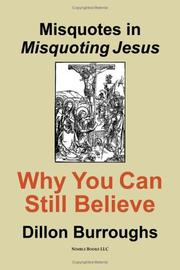 Cover of: Misquotes in MISQUOTING JESUS: Why You Can Still Believe