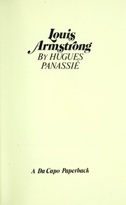 Cover of: Louis Armstrong by Hugues Panassié