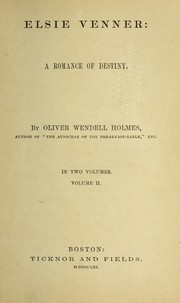 Cover of: Elsie Venner by Oliver Wendell Holmes, Sr.