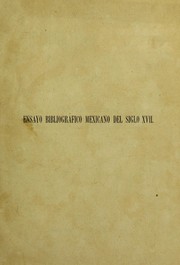 Cover of: Ensayo bibliográfico mexicano del siglo XVII