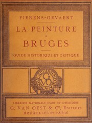 Cover of: La peinture à Bruges by Hippolyte Fierens-Gevaert