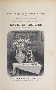 Cover of: Manuel pratique de lla peinture a l'huile by Ernest Hareux