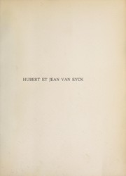 Cover of: Hubert et Jean van Eyck by Émile Durand-Gréville
