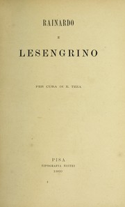 Cover of: Rainardo e Lesengrino