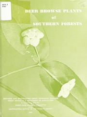 Cover of: Deer browse plants of southern forests | Lowell K. Halls