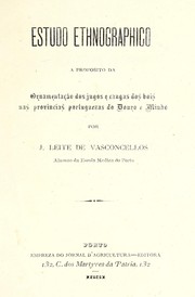 Cover of: Estudo ethnographico by J. Leite de Vasconcellos