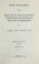 Cover of: Second annual report of the Director of the Department of Archives and History of the State of Mississippi, from October 1, 1902, to October 1, 1903