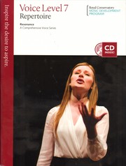 Cover of: Voice Repertoire by Royal Conservatory of Music.