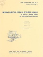 Cover of: Improving marketing systems in developing countries by Martin Kriesberg