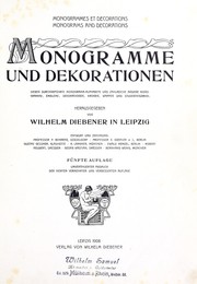 Cover of: Monogrammes und Dekorationen