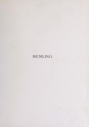 Cover of: Memling by Karl Voll