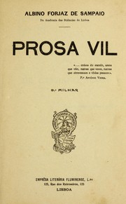 Cover of: Prosa vil