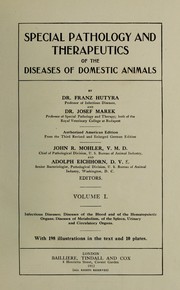 Special pathology and therapeutics of the diseases of domestic animals by Ferenc Hutyra