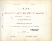 Cover of: Outlines to Shakespeare's dramatic works