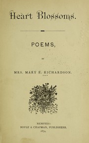 Cover of: Heart blossoms: Poems