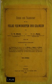Cover of: Ueber den Transport der im Felde Verwundeten und Kranken