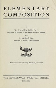 Cover of: Elementary composition