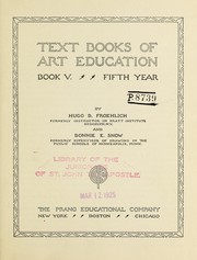 Cover of: Text books of art education