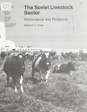 Cover of: The Soviet livestock sector by Edward Cook (undifferentiated)