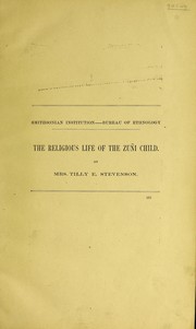 Cover of: The religious life of the Zu©łi child