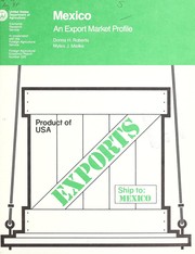Cover of: Mexico: an export market profile