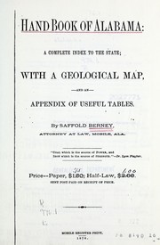 Cover of: Handbook of Alabama: a complete index to the state
