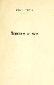 Cover of: Monumentos nacionaes