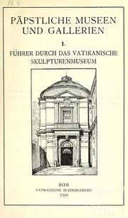 Cover of: Führer durch das Vatikanische Skulpturenmuseum