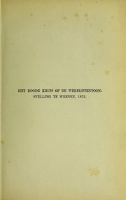 Het Roode Kruis op de Wereldtoonstelling te Weenen, 1873 by M. W. C. Gori