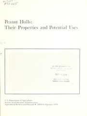 Cover of: Peanut hulls by W. J. Albrecht