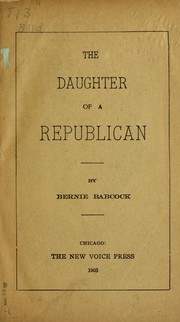 Cover of: The daughter of a Republican