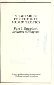 Cover of: Eggplant, Solanum melongena by Franklin W. Martin