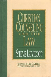 Cover of: Christian counseling and the law