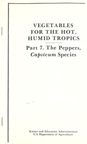 Cover of: The peppers, Capsicum series by Franklin W. Martin