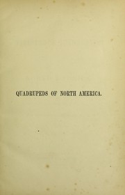 Cover of: The viviparous quadrupeds of North America