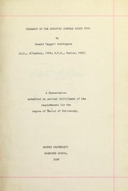 Cover of: Research in the synoptic Gospels since 1918